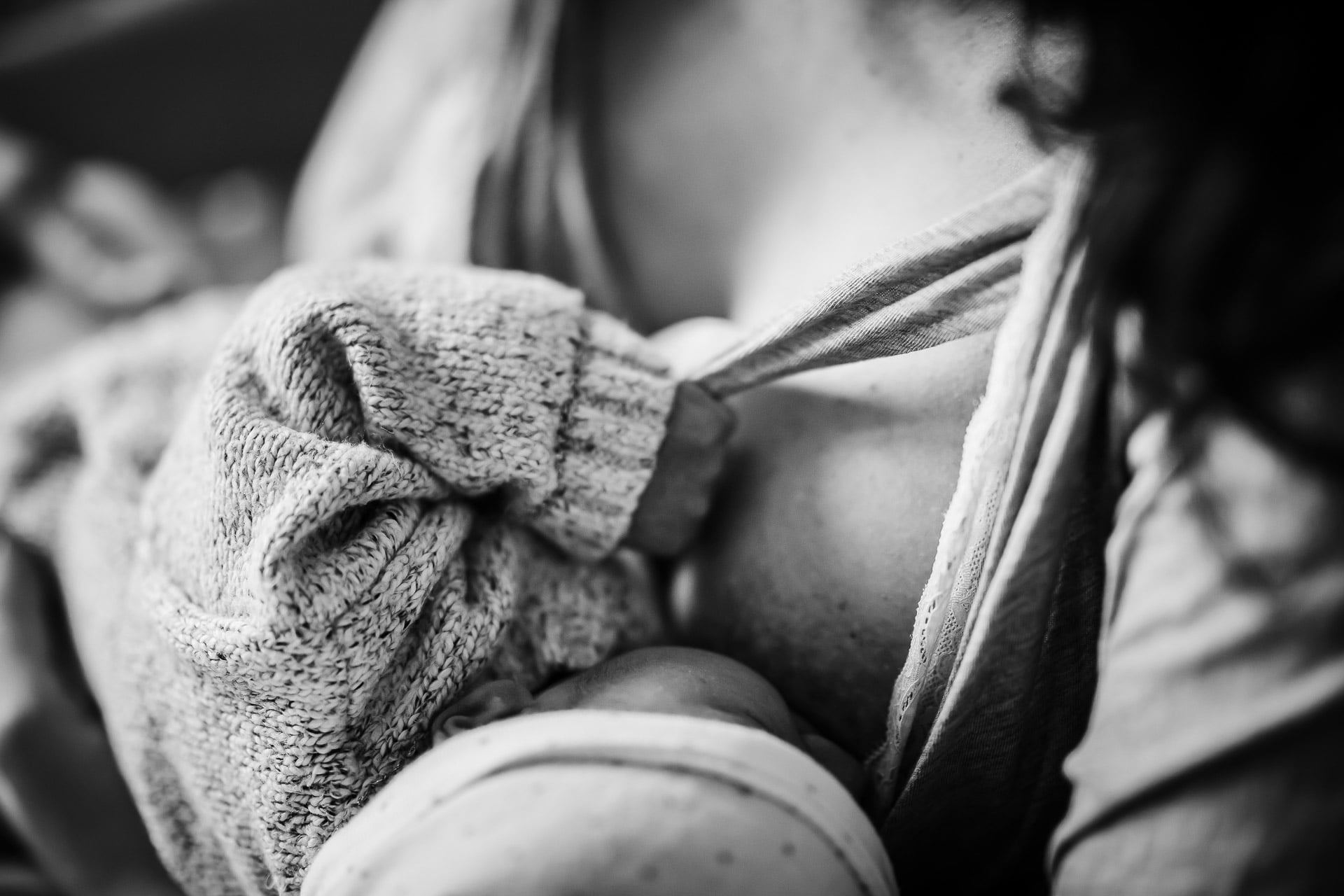 photo pendant allaitement à la maternité